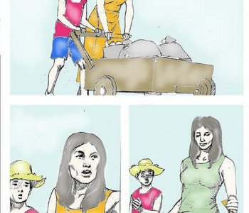 After hard working day Porn Comics
